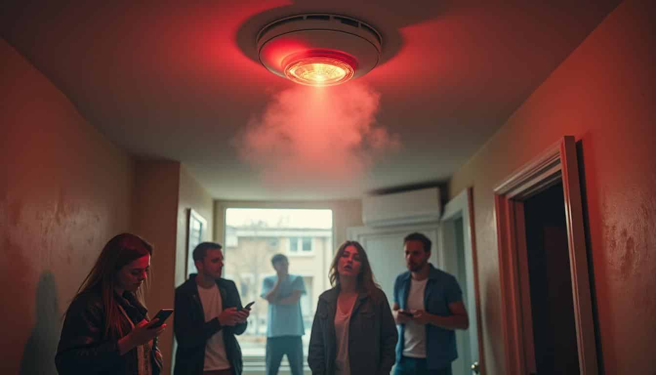 Illustration: Comprendre le fonctionnement d’une alarme incendie qui sonne