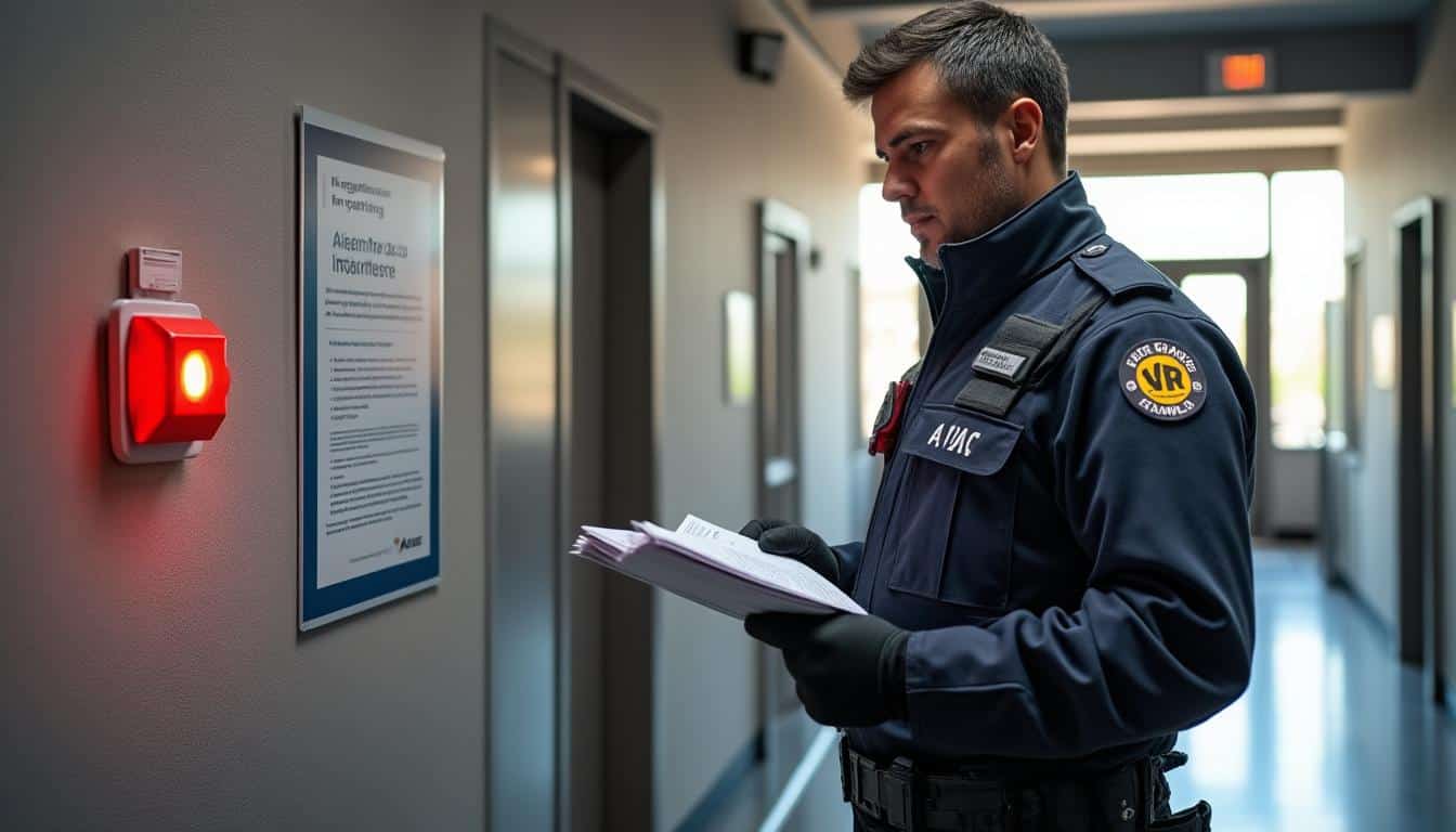 Illustration: Cadre réglementaire et obligations légales liées à l’alarme incendie de type 4