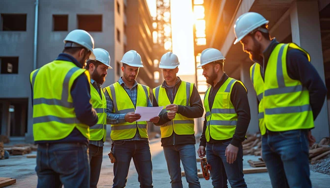 Illustration: Définition des opérations préalables à la réception sur un chantier