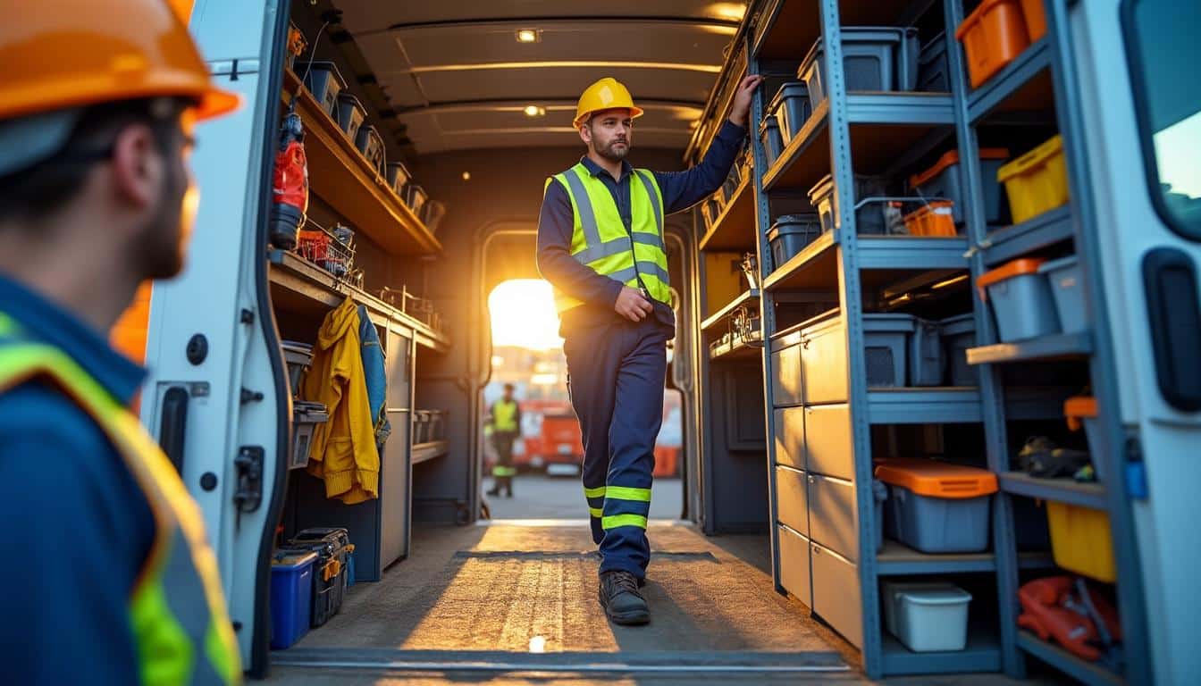 Illustration: Définition et enjeux de l’aménagement d’un camion de chantier