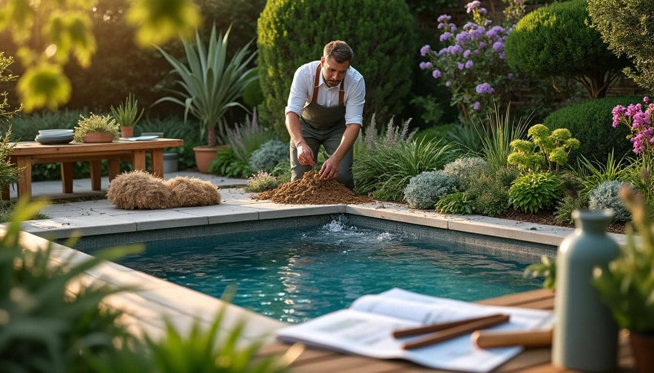 Illustration: Rôle du paysagiste dans la création d’un petit jardin avec piscine