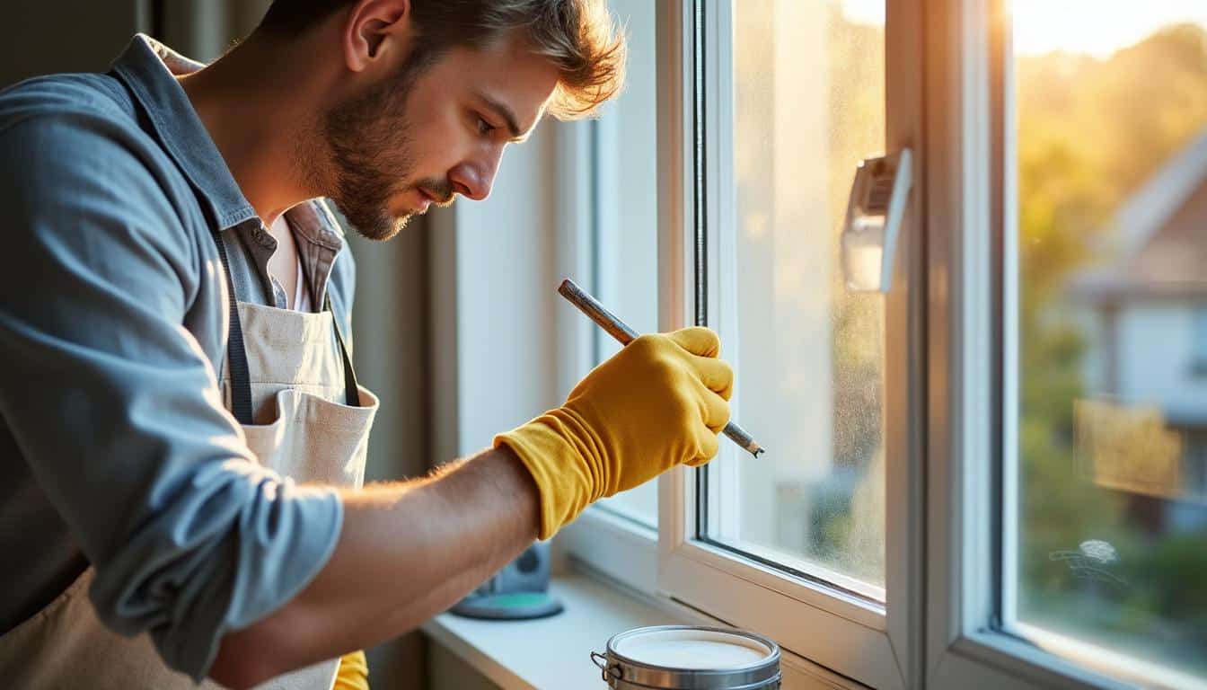 Illustration: Peut-on appliquer de la peinture sur le pvc d’une fenêtre ? Possibilités, limites et précautions