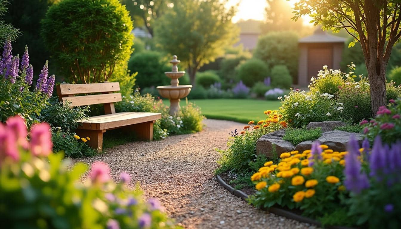 Illustration: Définition et principes du petit jardin paysager