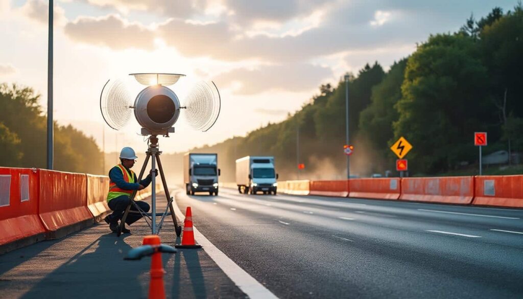 Radar de chantier : fonctionnement, installation et sécurité routière