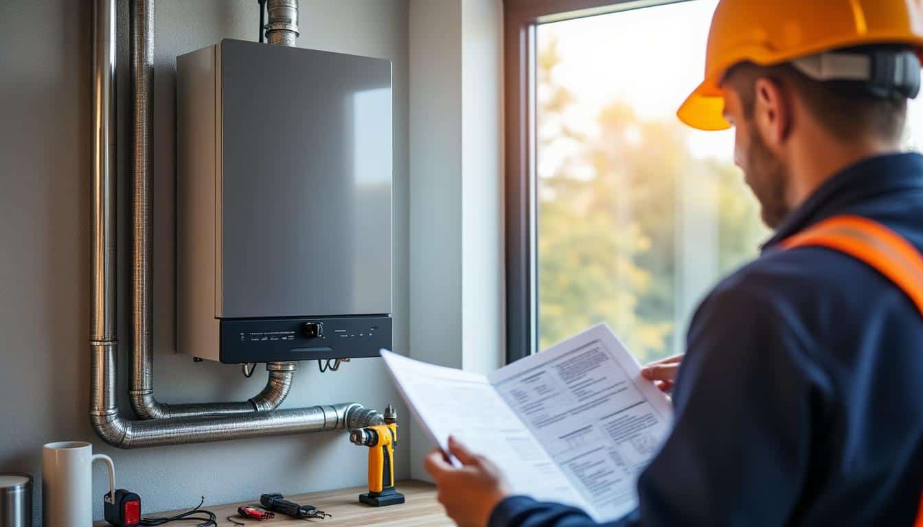 Illustration: Présentation de la réglementation du conduit de fumée d’une chaudière gaz à condensation
