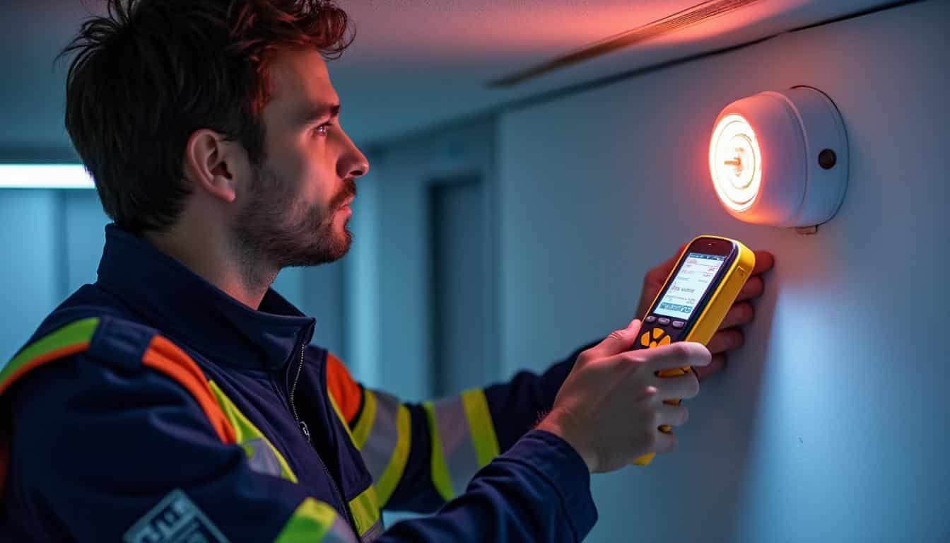 Illustration: Caractéristiques techniques du son de l’alarme incendie