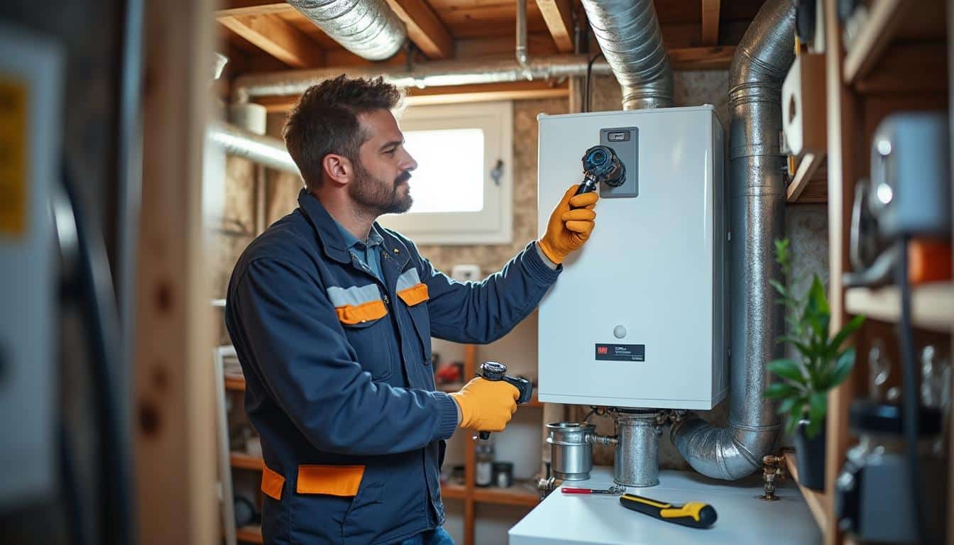 Illustration: Fonctionnement et avantages de la ventouse sur une chaudière à condensation