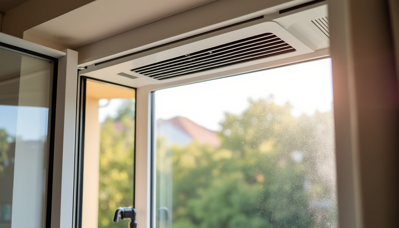 Illustration: Comprendre le rôle et le fonctionnement d’un aérateur de fenêtre en PVC