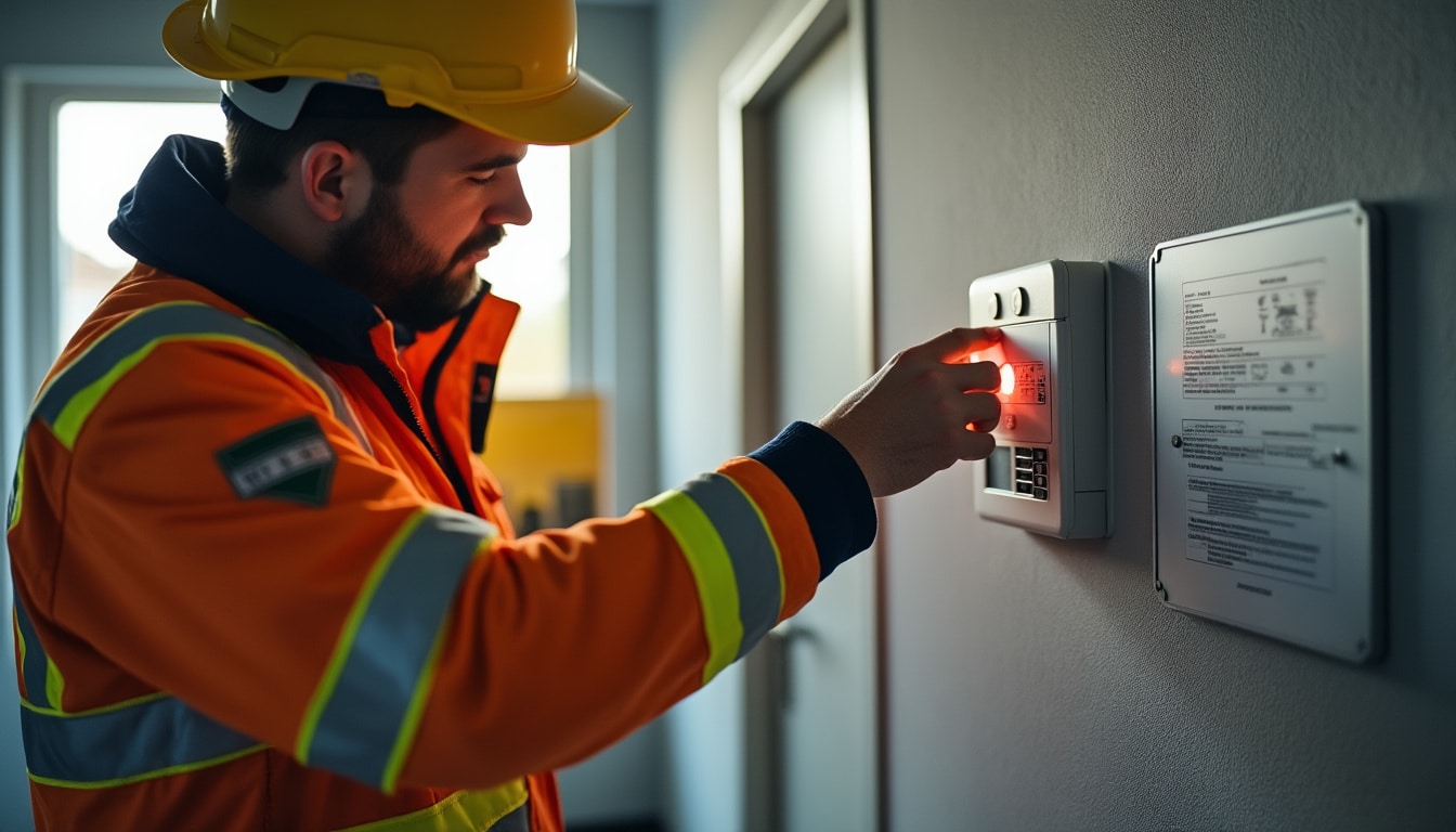 Illustration: Comprendre le fonctionnement d’une alarme incendie pour une intervention efficace