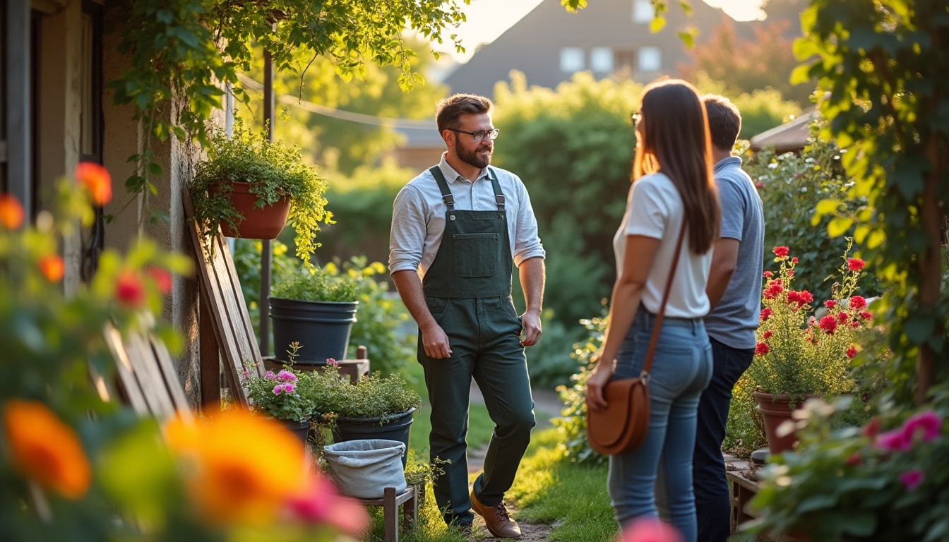 Illustration: Les avantages de faire appel à un paysagiste pour l’aménagement d’un petit jardin