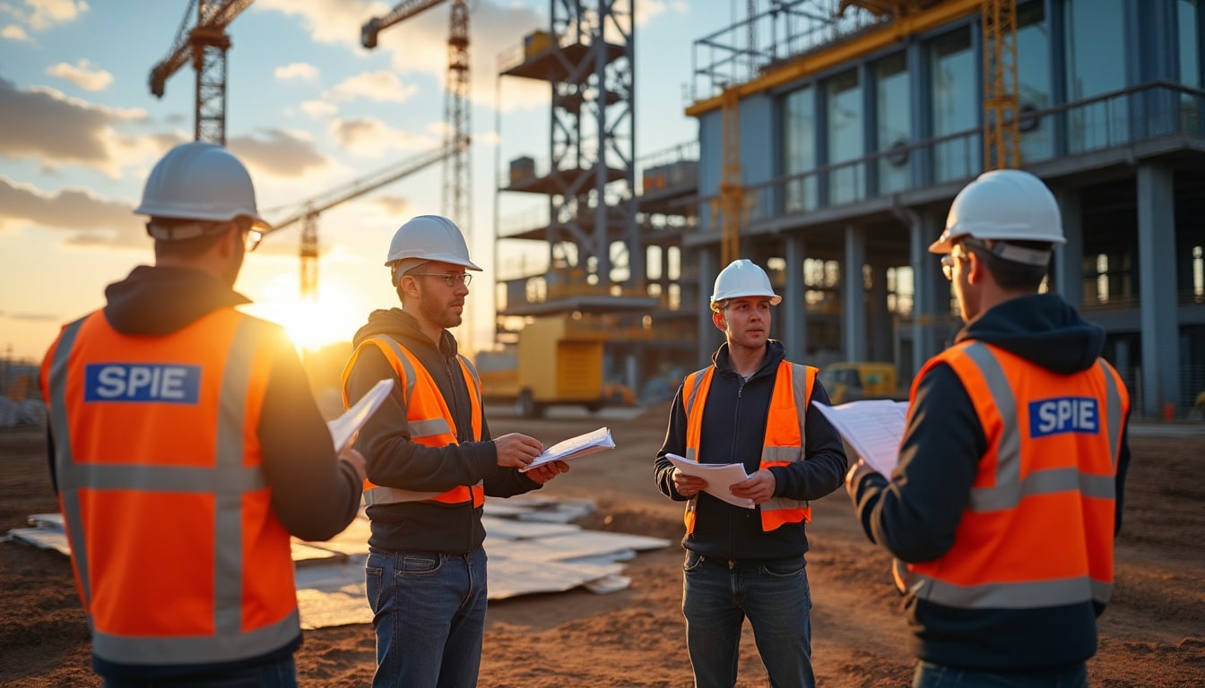 Illustration: Présentation du partenariat SPIE-Ferrovial et du chantier SQE