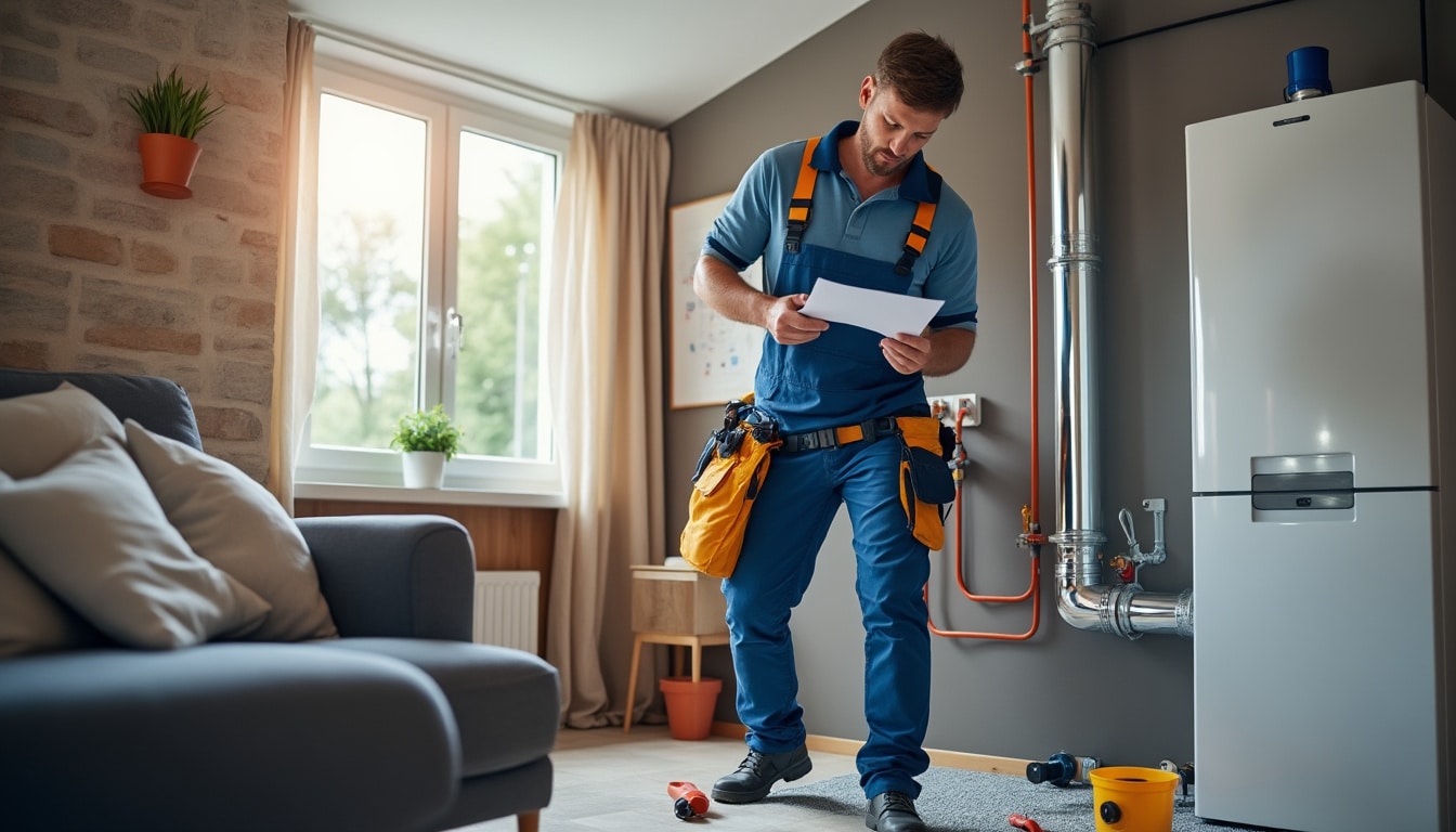 Illustration: Réglementation et normes pour le tubage d’une chaudière à condensation