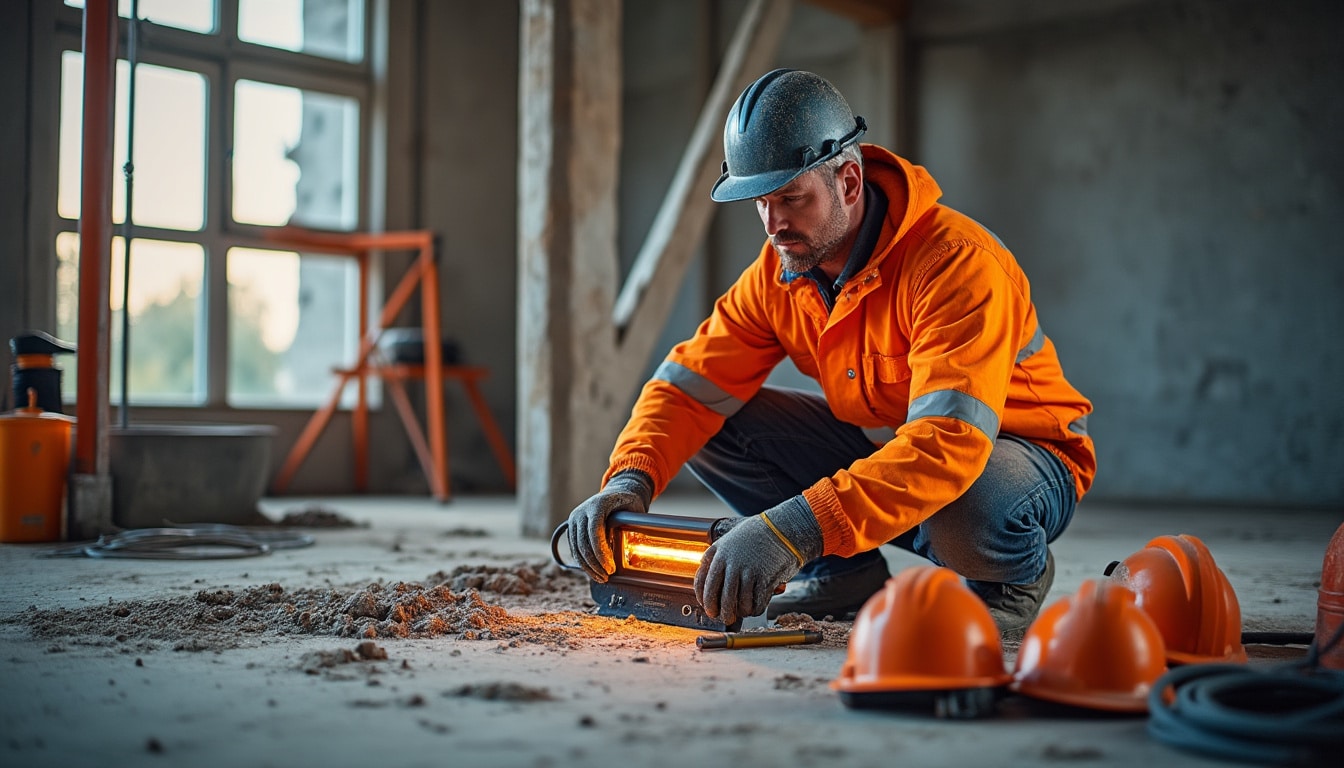 Illustration: Définition et principes du chauffage de chantier au gaz