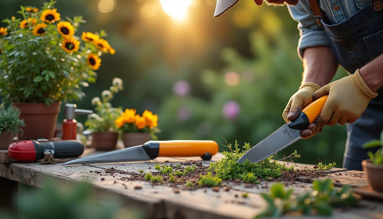 Illustration: Choisir le bon taille-haie pour réussir une coupe à angle précis