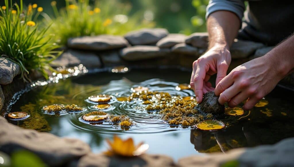 Nettoyage du bassin avec gravier : méthode efficace et respectueuse