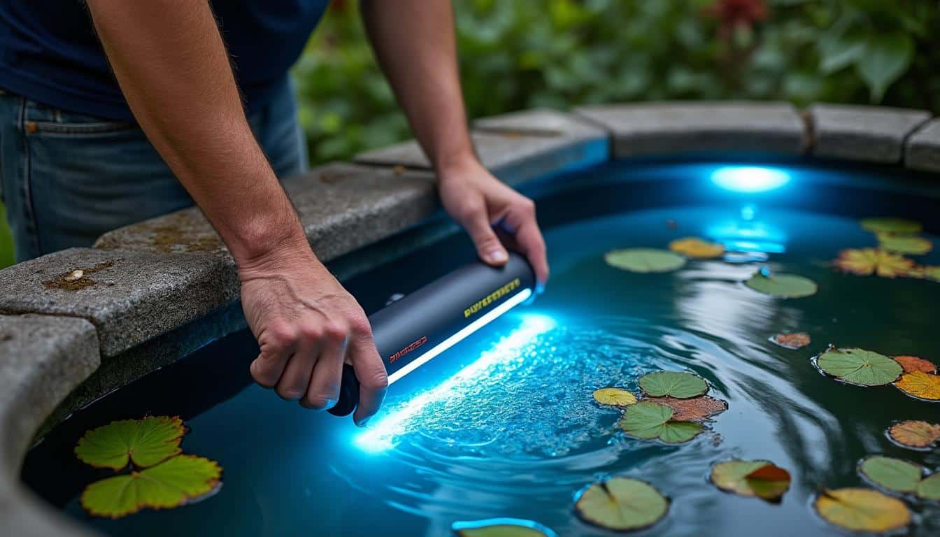 Nettoyage du bassin UV pour une clarification optimale de l’eau