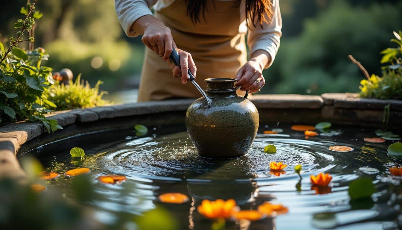 Nettoyage manuel de la vase au fond du bassin : méthodes et conseils