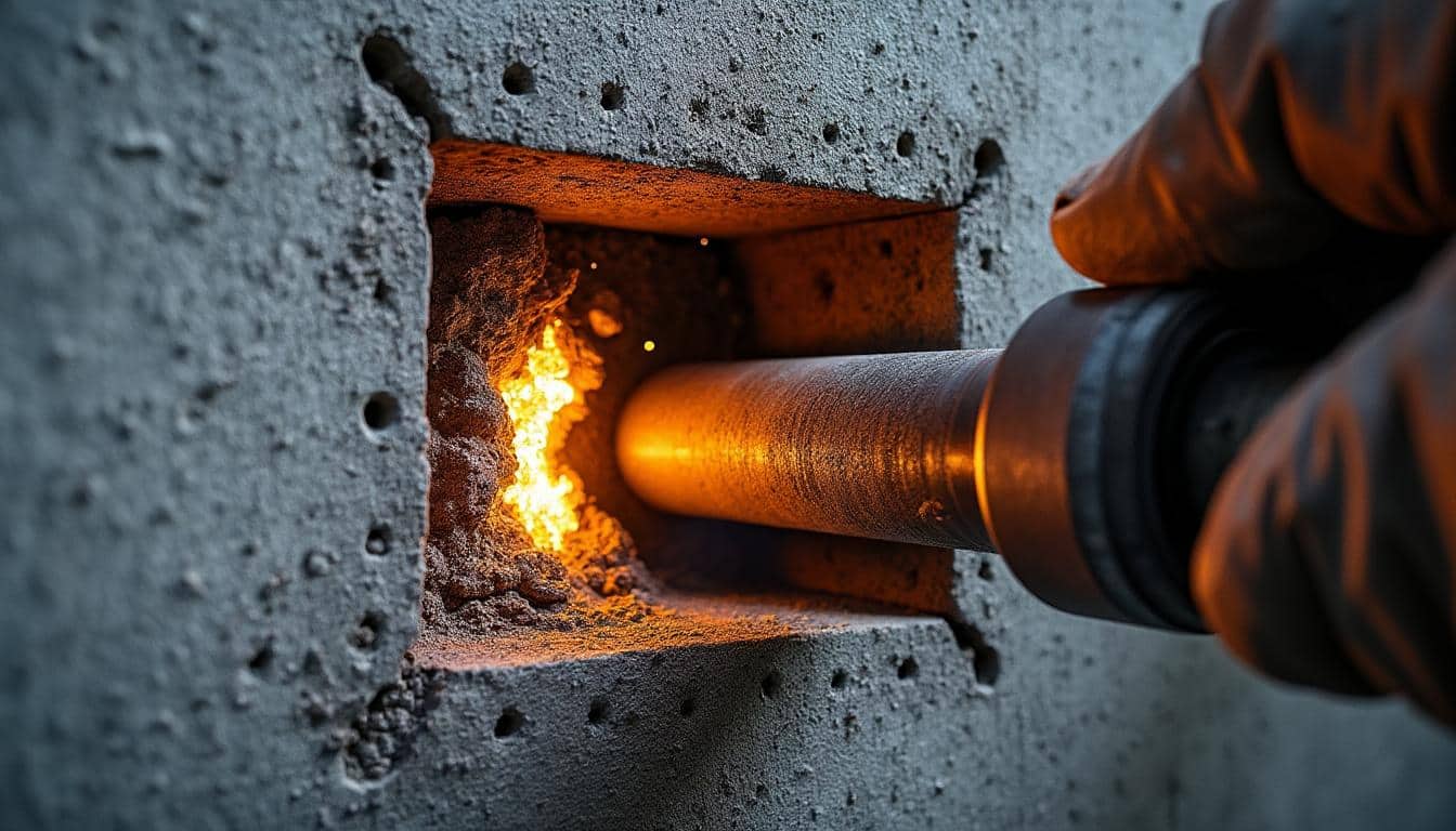 Sécuriser une charge lourde grâce à l’ancrage chimique