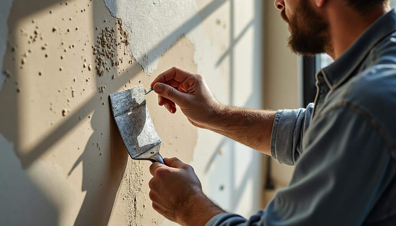 Obtenir une finition lisse avec du crépi mural intérieur