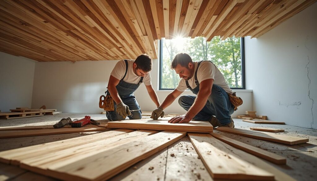 Comment poser des lambris au plafond : guide pratique et astuces