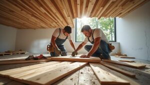 Comment poser des lambris au plafond : guide pratique et astuces