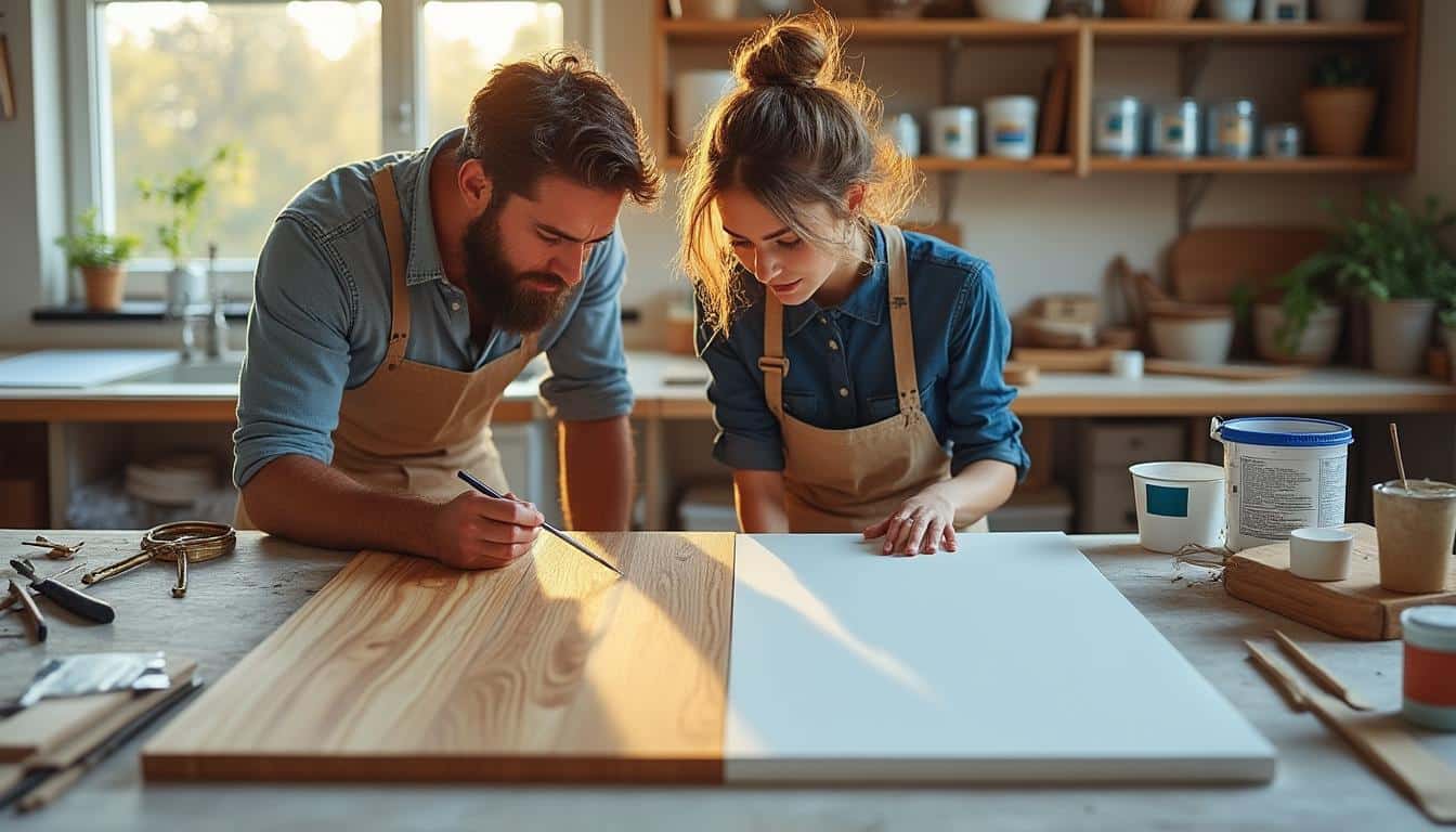 Illustration: Comprendre les supports en bois et PVC avant de repeindre le lambris