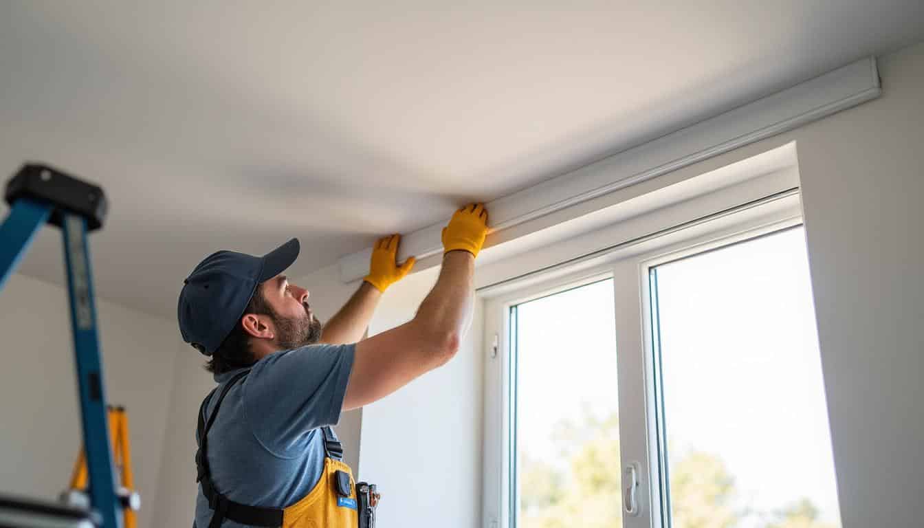 Illustration: Comprendre le rôle du profilé de finition pour lambris PVC au plafond