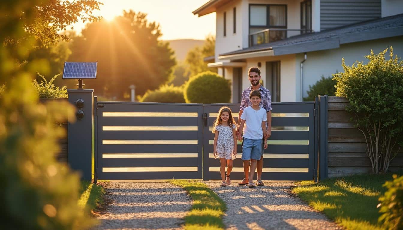 Illustration: Pourquoi choisir une motorisation solaire pour votre portail ?