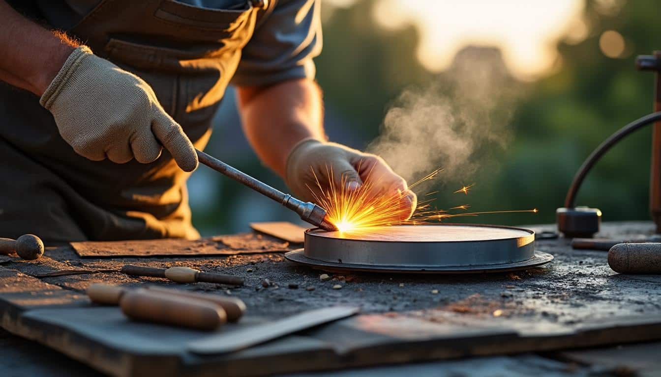 Illustration: Comprendre le soudage du zinc pour les gouttières : bases et enjeux