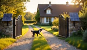 Motorisation solaire pour portail 2 battants : autonomie et écologie
