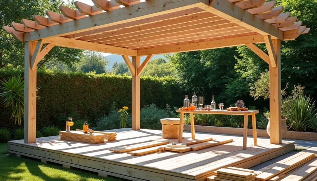 Plan de pergola en bois 3x4 : guide complet pour réussir sa construction