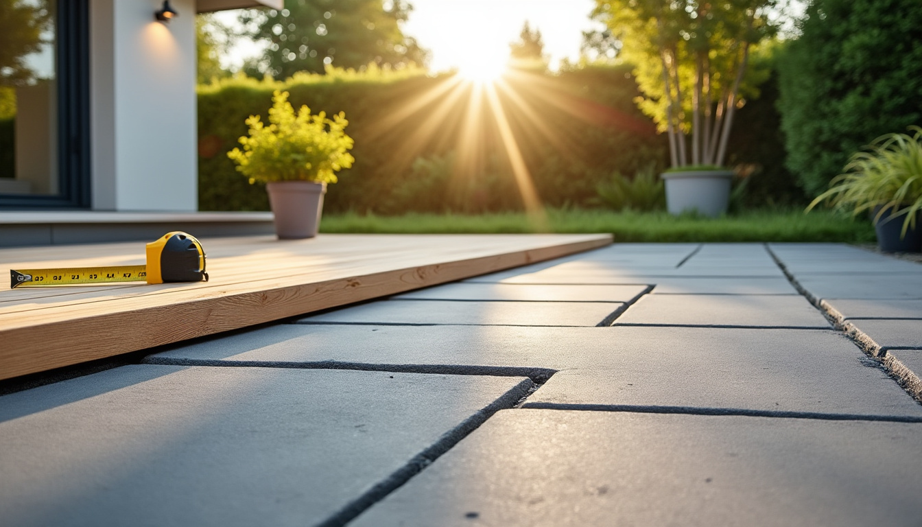 Espacement des plots béton pour terrasse en bois : guide complet